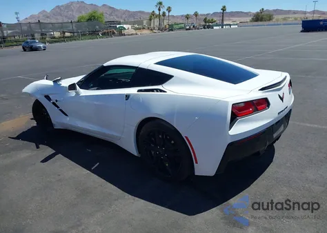 2019 Chevrolet Corvette Stingray из США, поврежденный, VIN 1G1YB2D75K5100805